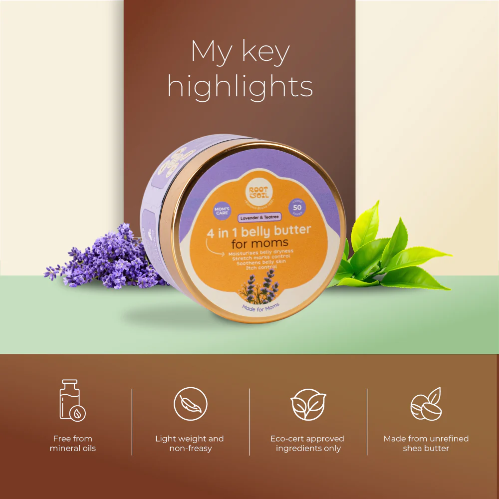 Soothening Belly Butter (4 In 1) | Stretch Mark Control & Soothens Belly Itchiness | 50 g - Image 4