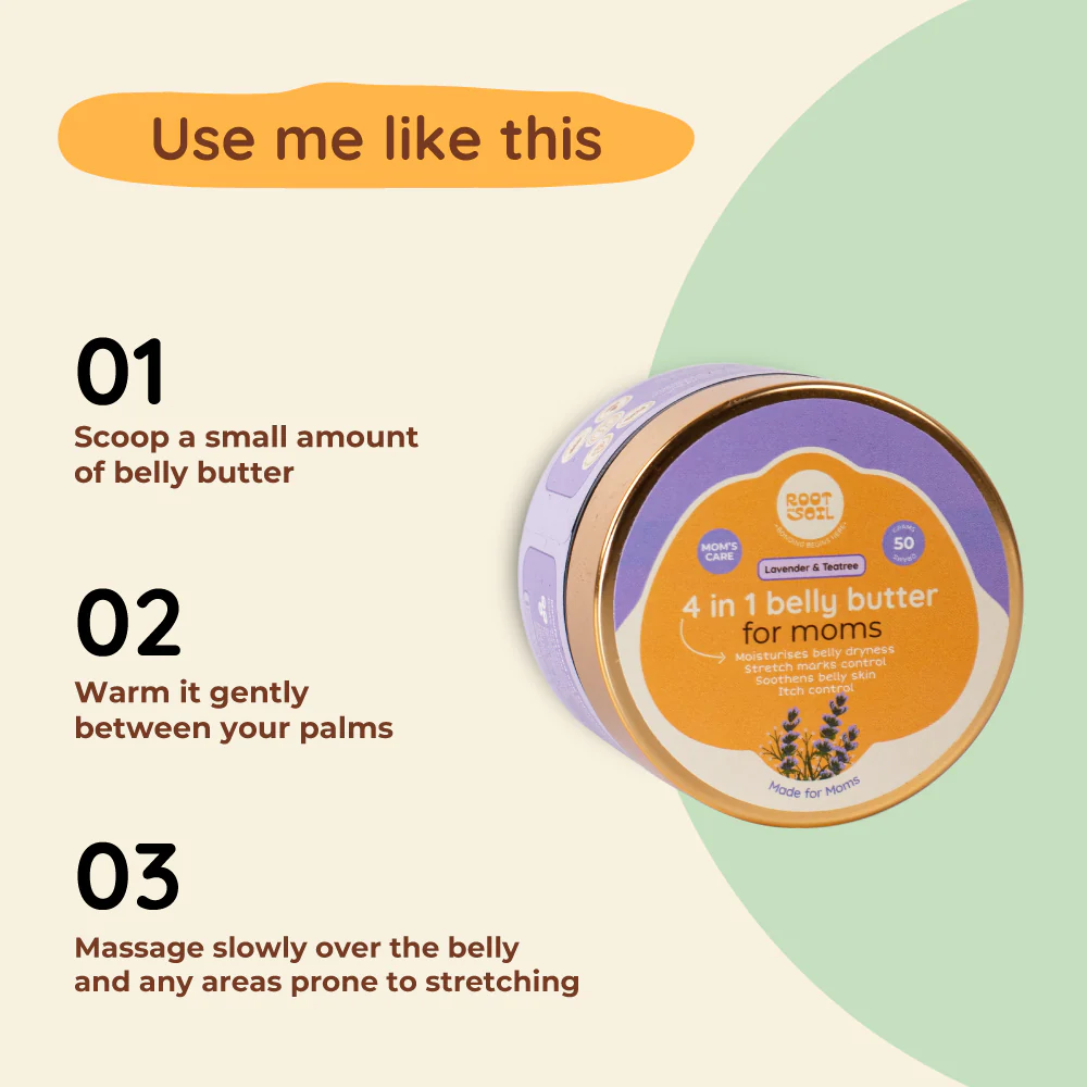 Soothening Belly Butter (4 In 1) | Stretch Mark Control & Soothens Belly Itchiness | 50 g - Image 5