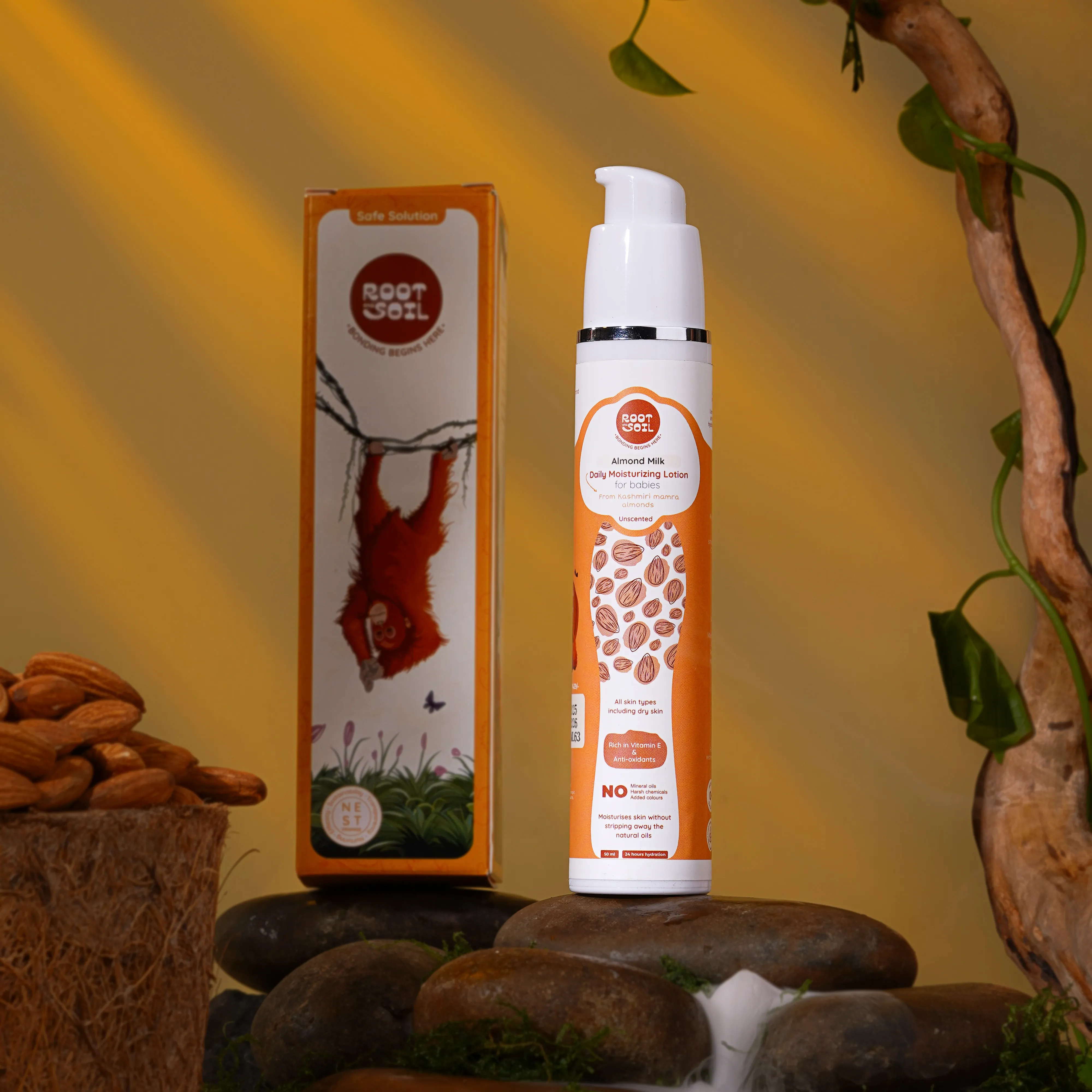 Almond Milk Daily Moisturizing Lotion for Babies | Prevents & Solves Dry Skin | 0+ m - Image 10