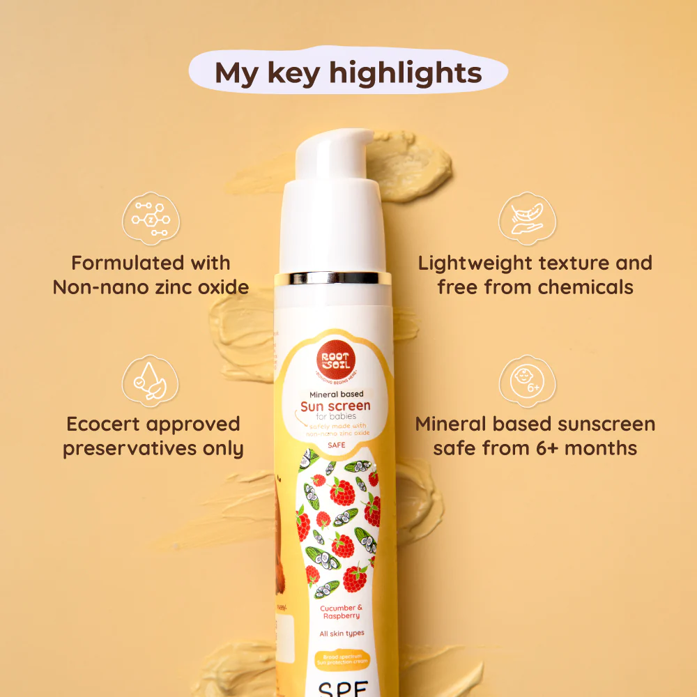 Baby Safe Sunscreen | SPF 35+ Broad UV Protection | 6+ m | 50 g - Image 4