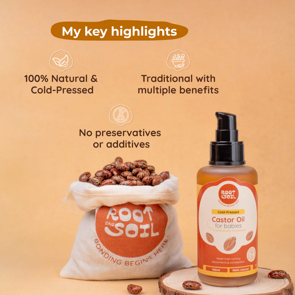 Cold-Pressed Castor Oil For Babies |Traditionally Processed | 0+ m | 100 ml - Image 4