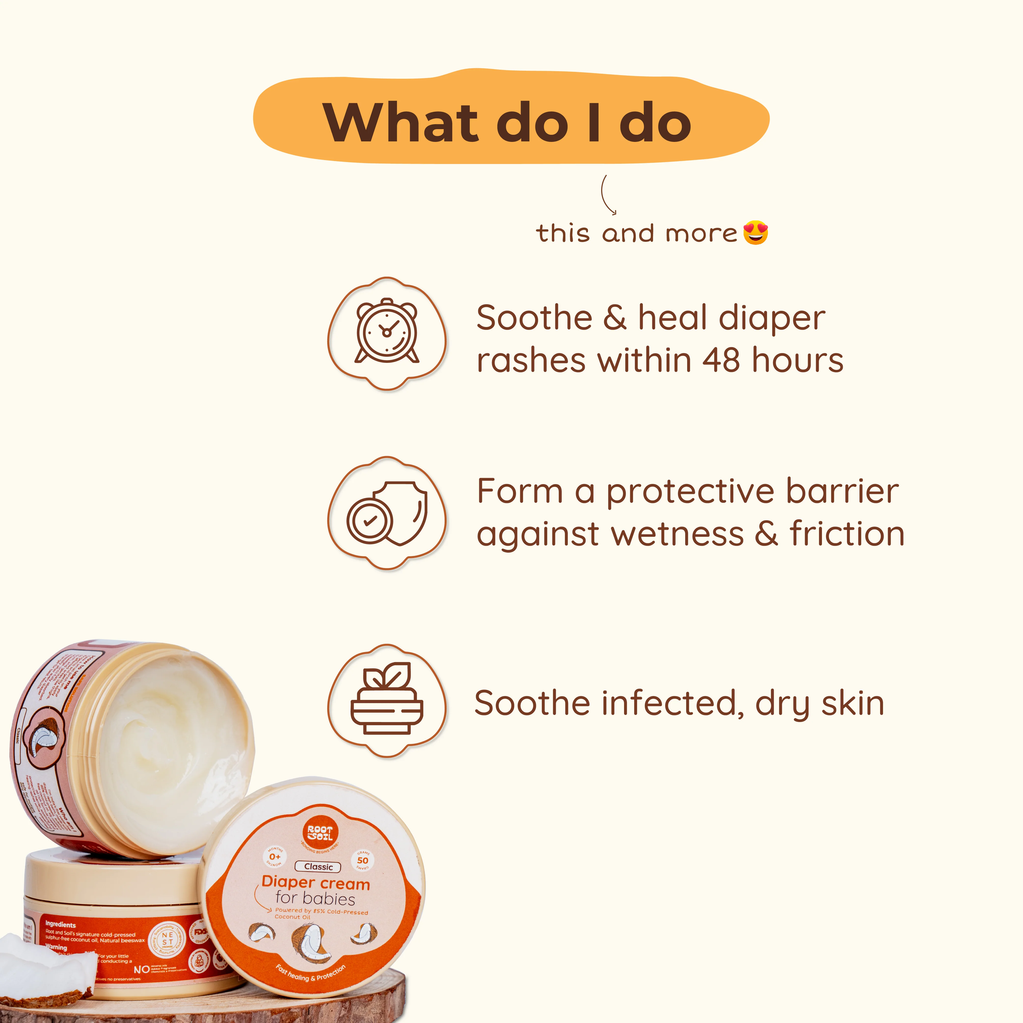 Diaper Rash Balm for Babies | Healing within 48 hrs - Image 3