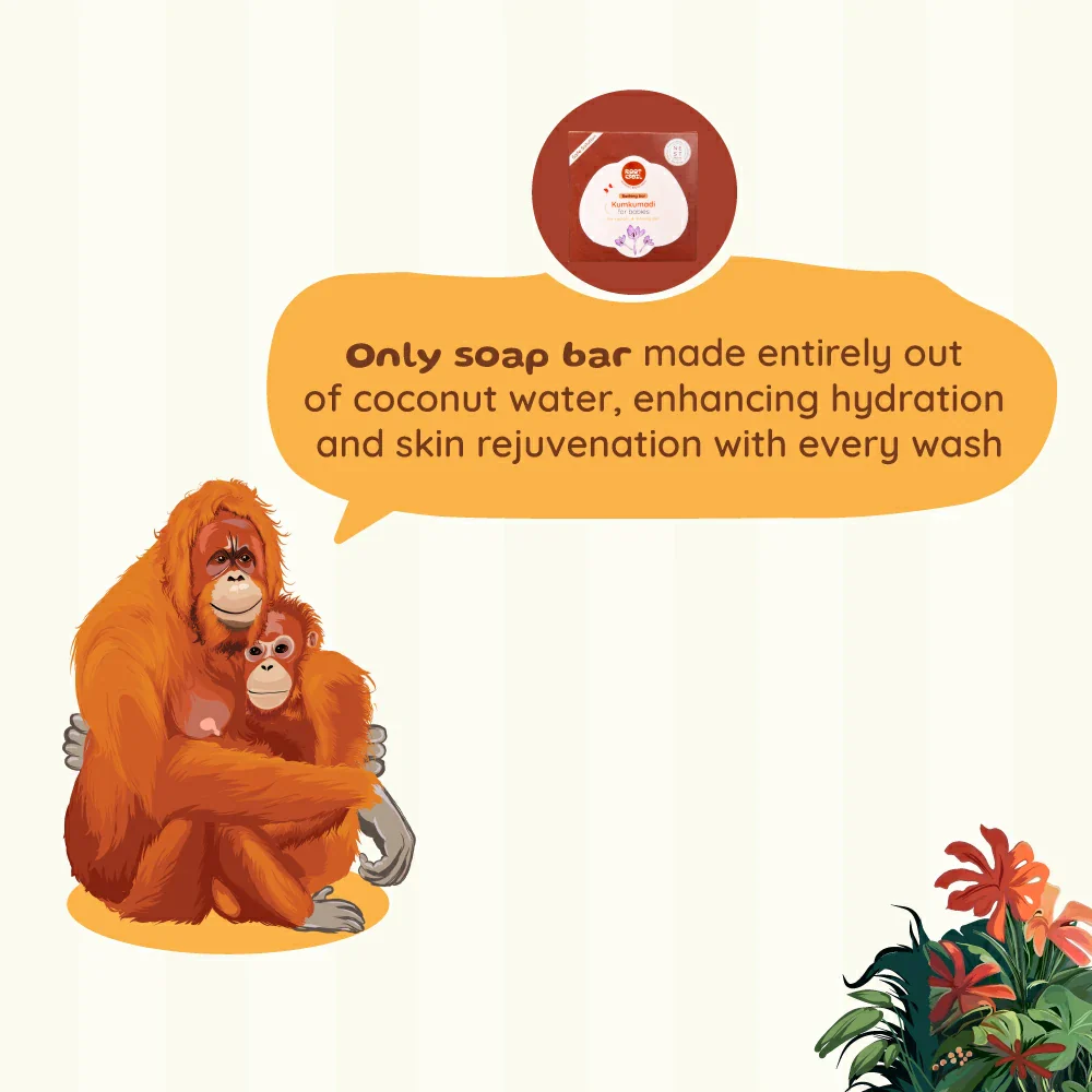 Kumkumadi Bathing Bar | Radiant & Glowing Baby Skin | 0+ M | 100 g - Image 5