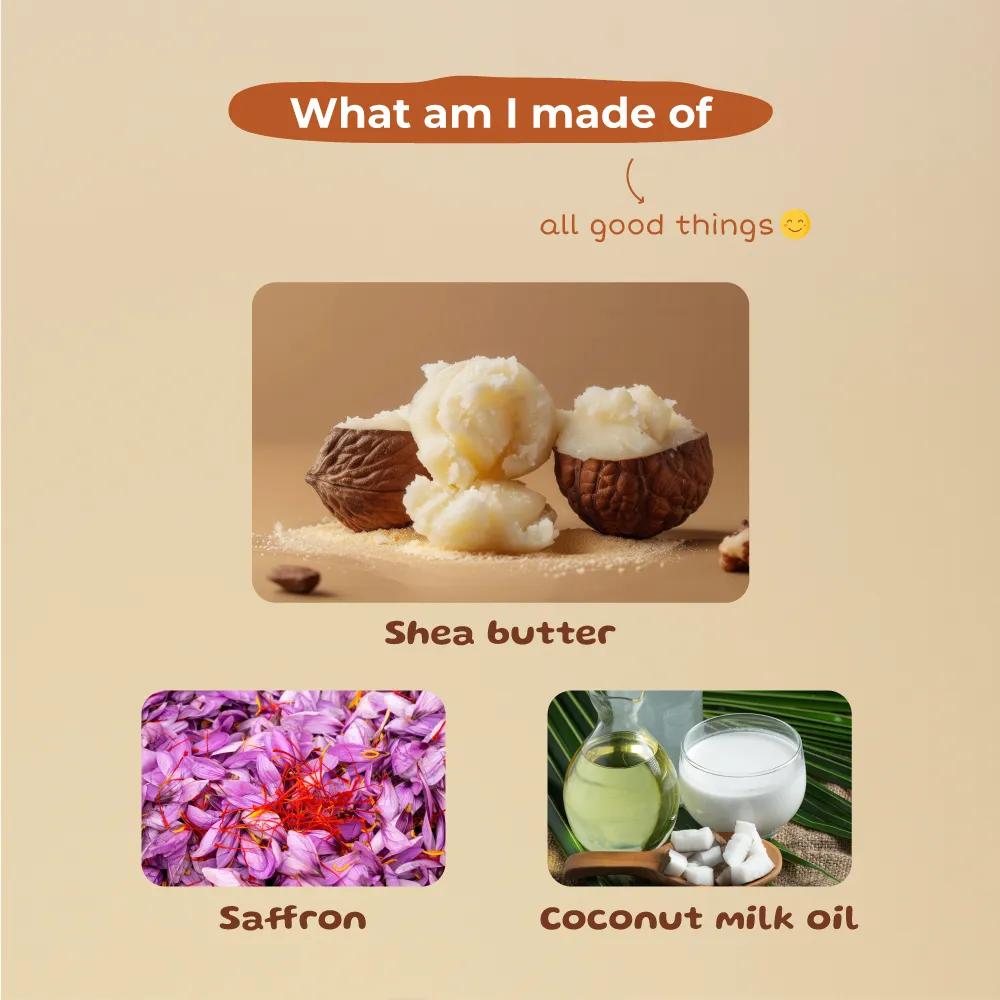 Baby Body Butter With Saffron | Butter based for Deep Hydration & Glow | 0+ m - Image 3