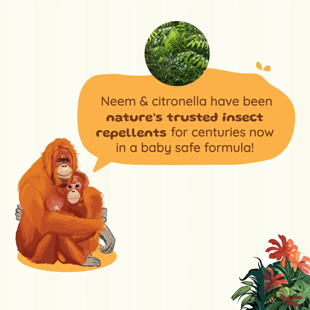 Mosquito Repellent for Babies with Lemongrass & Citronella | Natural Insect Protection | 1+ m - Image 5