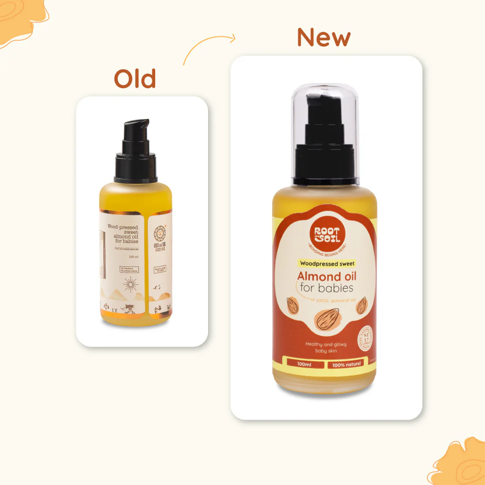 Wood-Pressed Sweet Almond Oil For Babies | Organic & 100% Pure | Healthy & Glowy Baby Skin  | 0+ m - Image 9